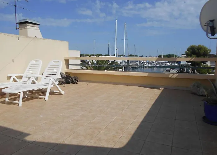 Marina Duplex 4 Couchages, Terrasse Et Solarium, Clim, Wifi, Parking, Port Camargue - Fr-1-250-217 Apartment